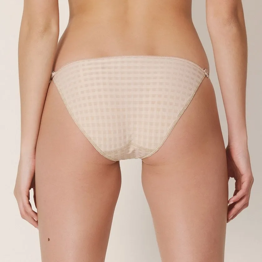 AVERO Low Waist String Brief in Cafe Latté