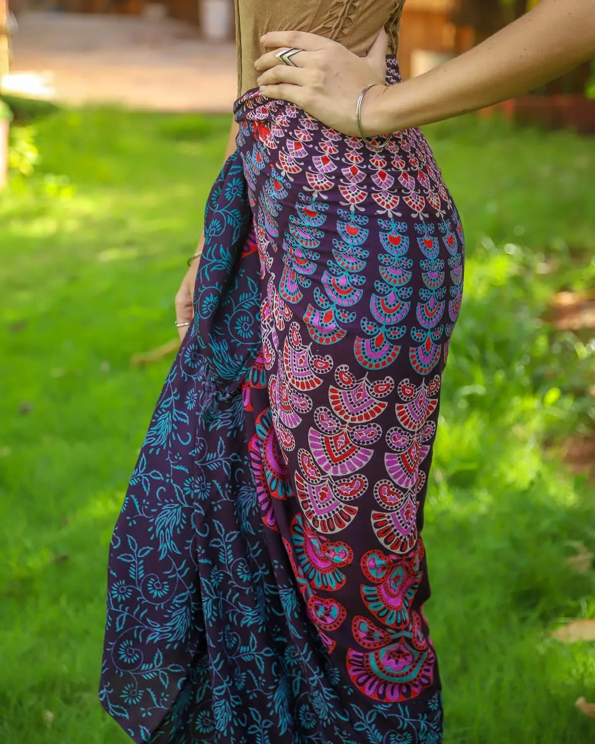 Boho Chic Pareo - Mandala Pareo - Bikini Swimsuit Cover Up - Beach Dress - Wrap