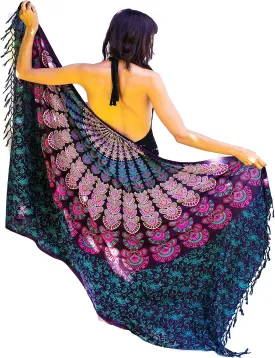 Boho Chic Pareo - Mandala Pareo - Bikini Swimsuit Cover Up - Beach Dress - Wrap