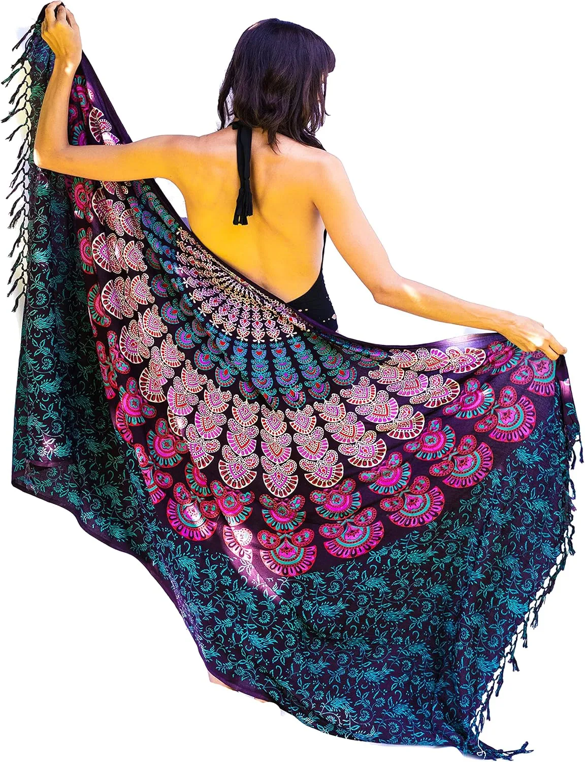 Boho Chic Pareo - Mandala Pareo - Bikini Swimsuit Cover Up - Beach Dress - Wrap