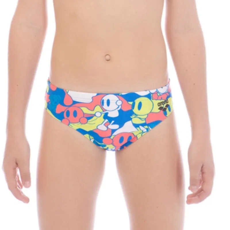 BOYS' CAMO KUN BRIEF - ROYAL