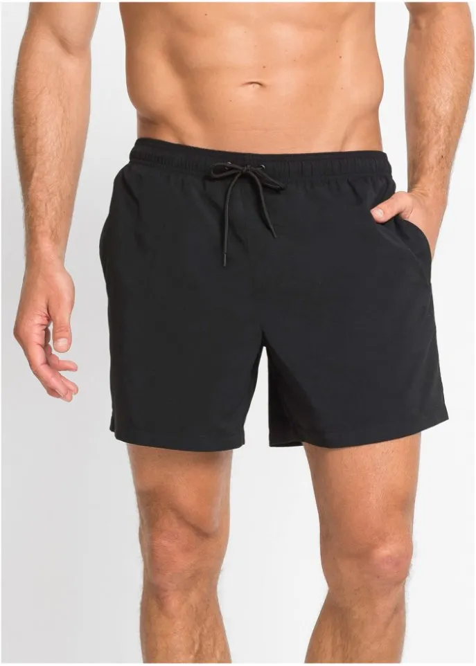 Bpc Bonprix Collection Men's Sustainable Swim Shorts, Black