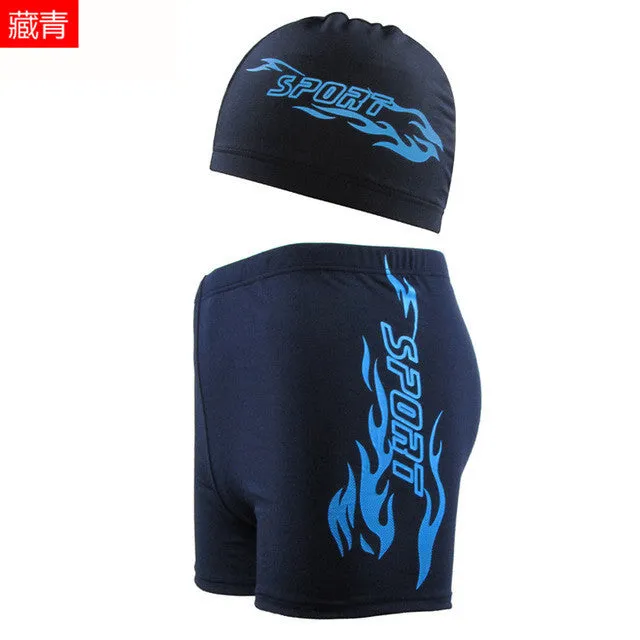 Copozz Swimming Trunks With Cap