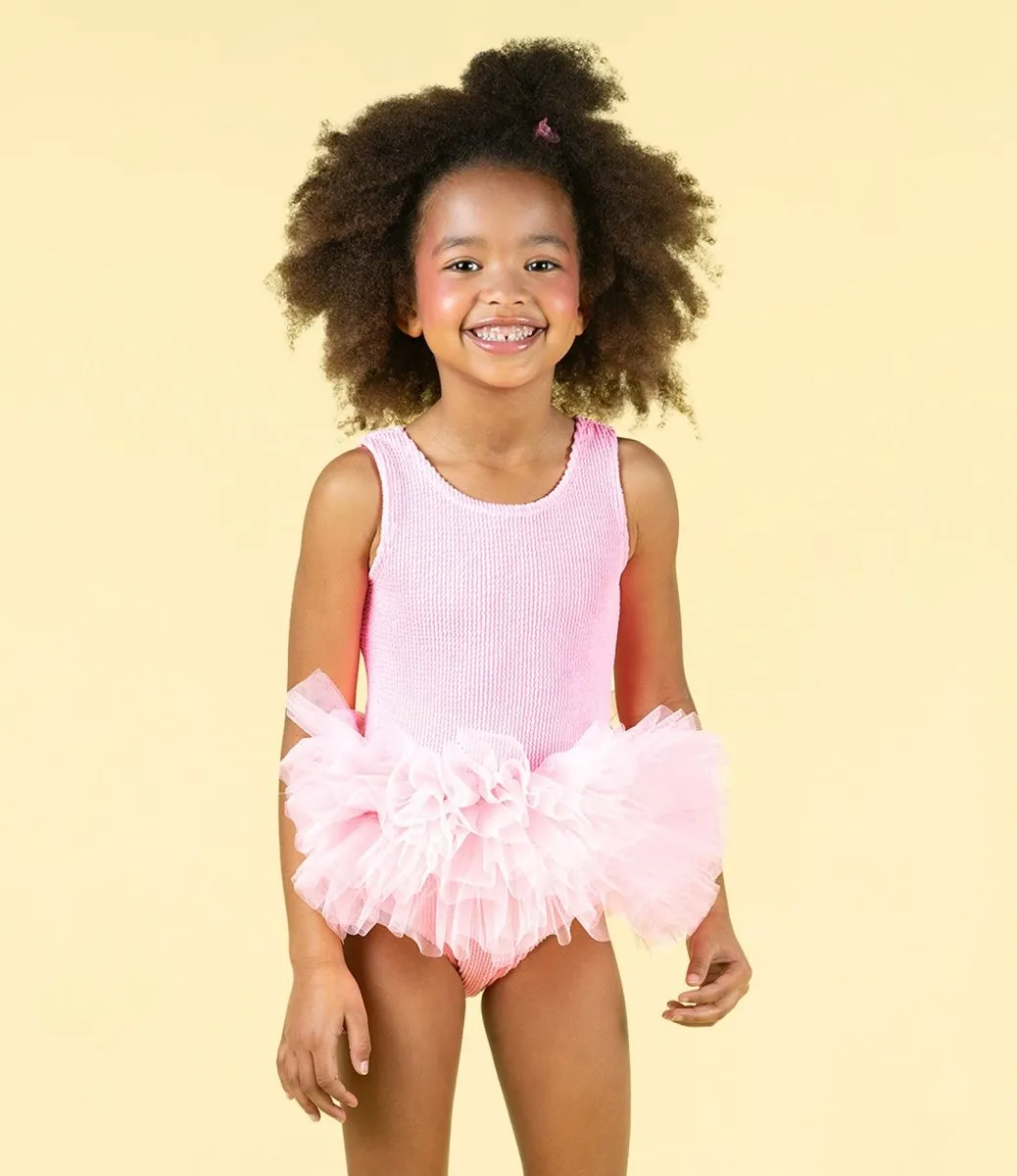 CRINKLE TUTU ONE PIECE SWIMSUIT