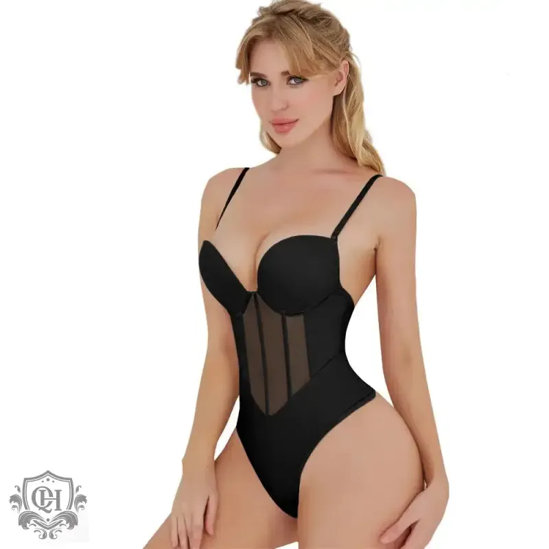 Detachable Shoulder Strap Hip Shaping Bodysuit