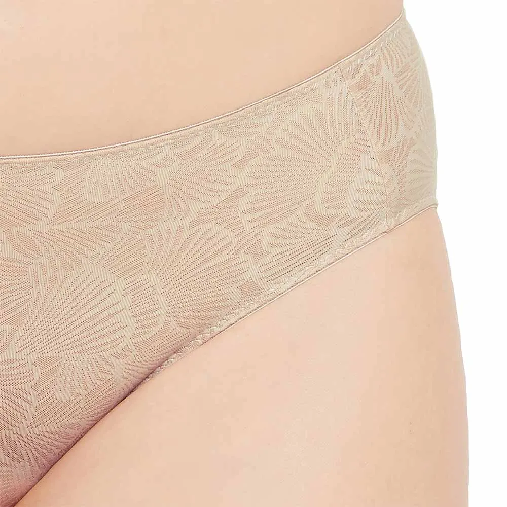 Ecozen Low Waist Medium Coverage Everyday Wear Bikini Panty - Beige