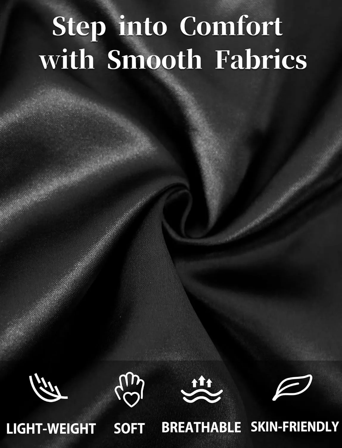 FEOYA Women Sexy Low Cut Cowl Neck Nightgown Criss Cross Back Sleeveless Satin Silky Full Slips Sleepdress Cocktail Dress