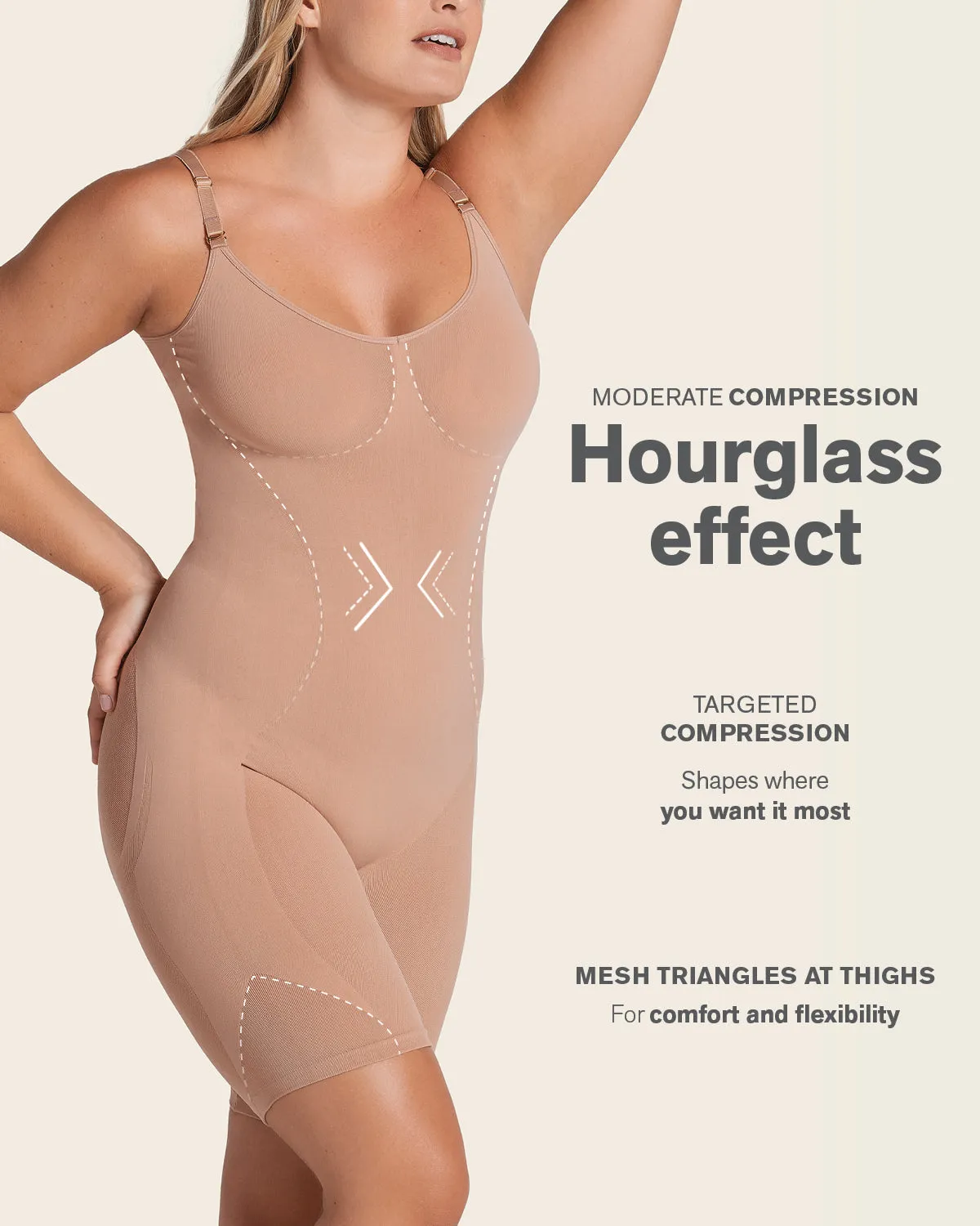 Full Coverage Seamless Shaping Bodysuit