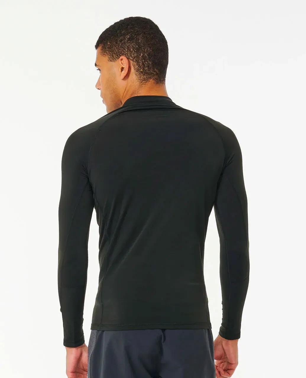 Icons UPF Brushed Long Sleeve Rash vest - Black