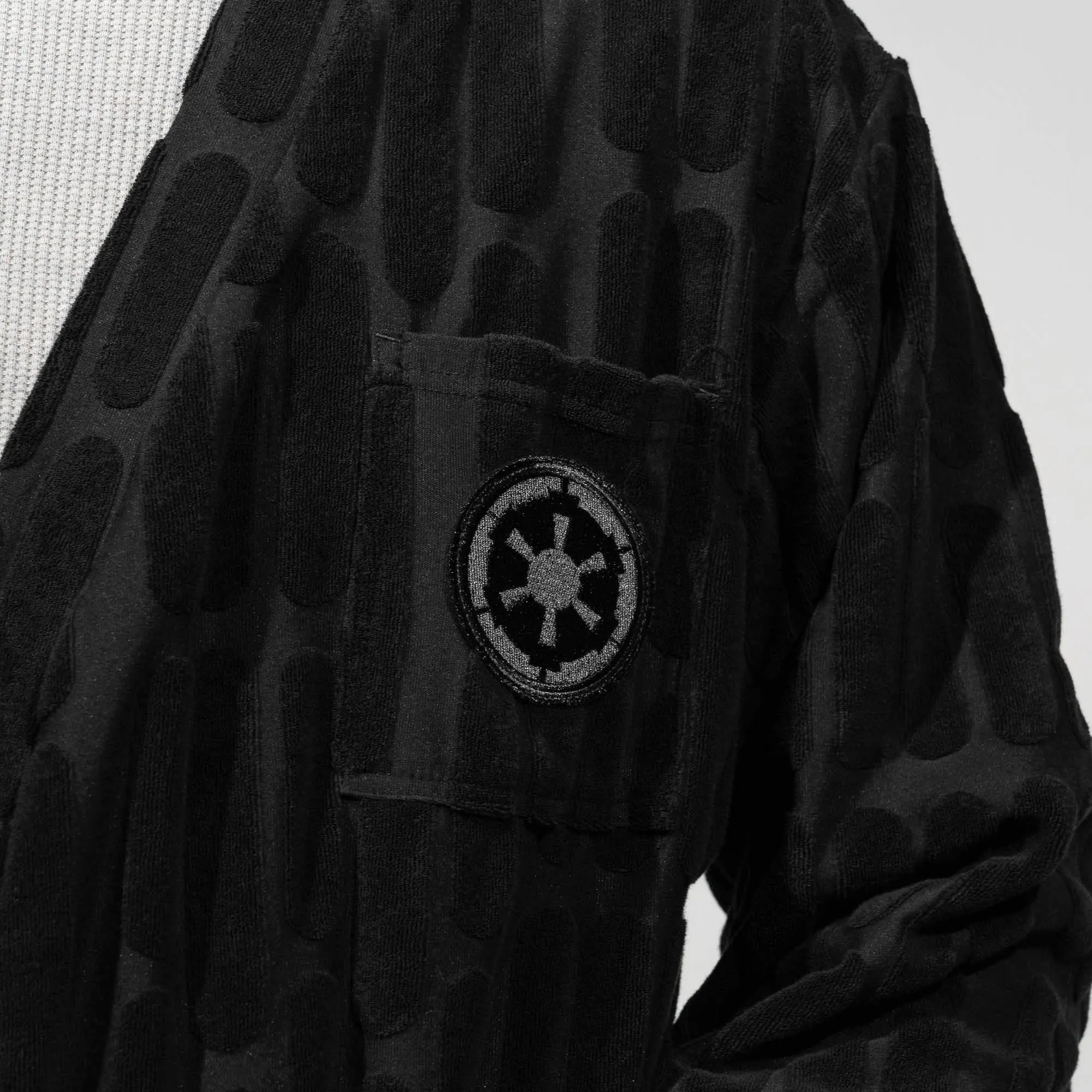 Imperial Black Terry Cloth Robe