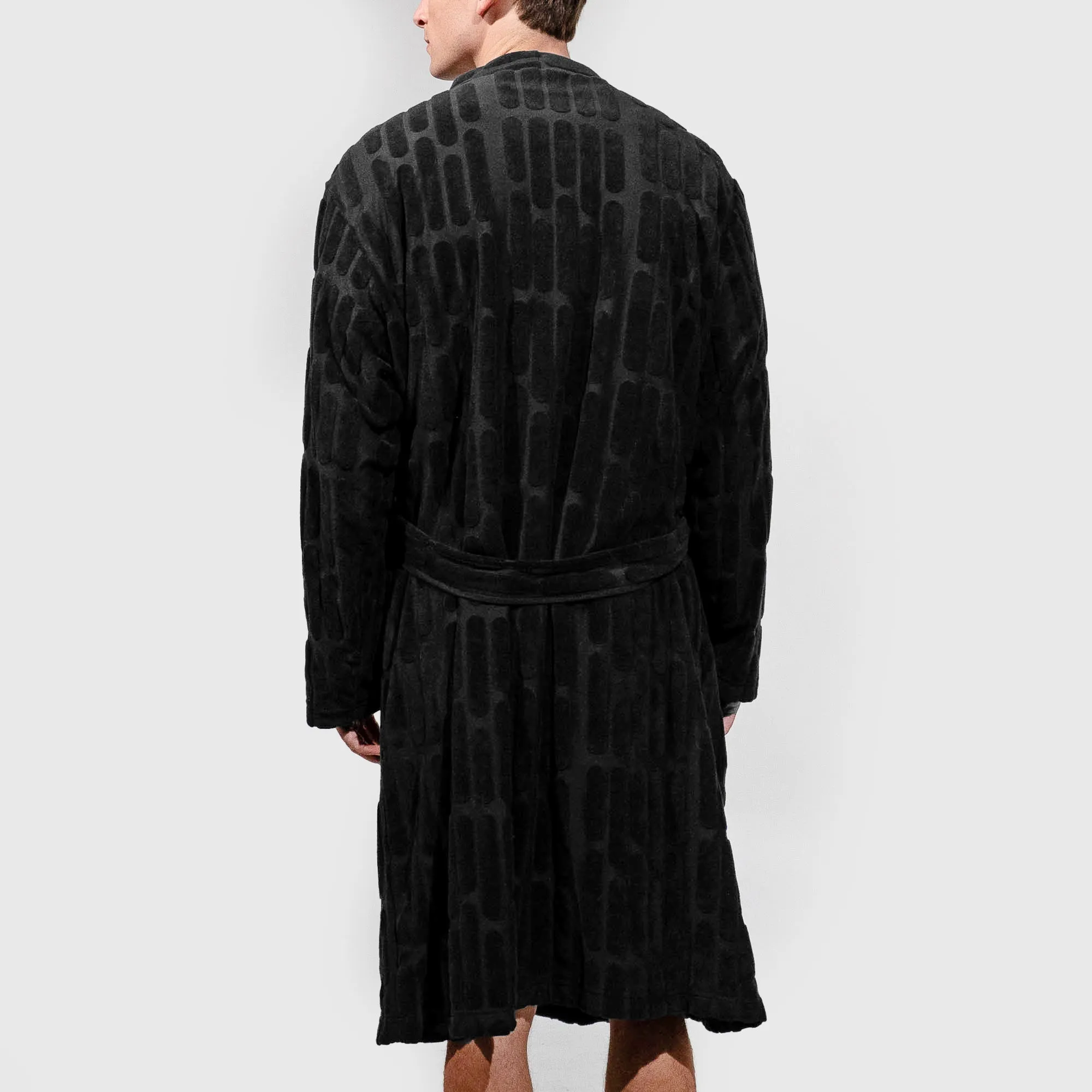 Imperial Black Terry Cloth Robe
