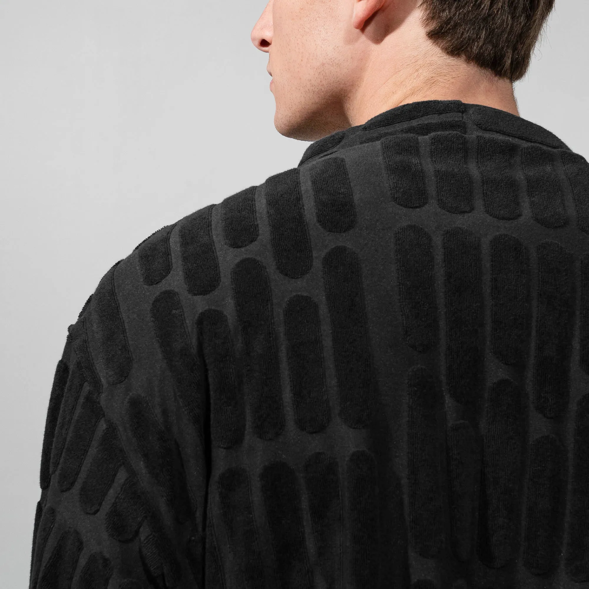Imperial Black Terry Cloth Robe