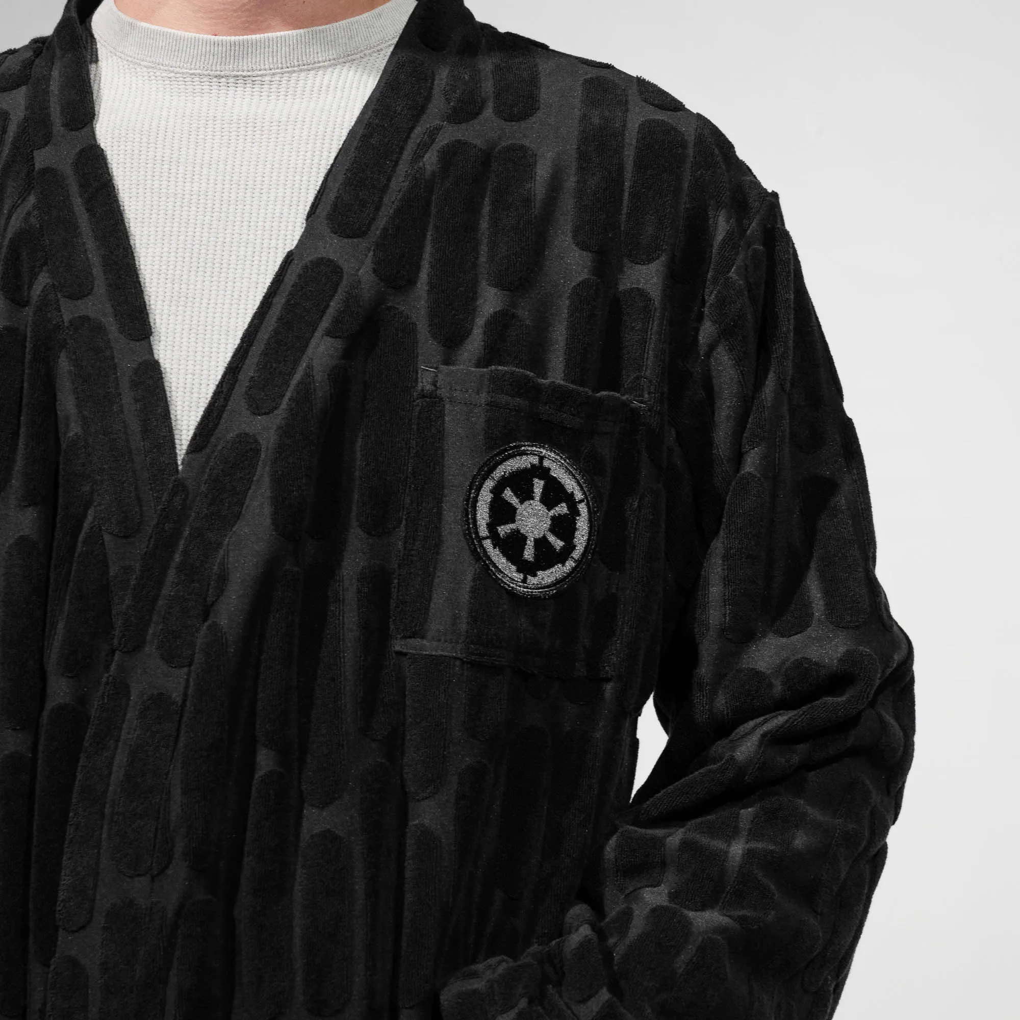 Imperial Black Terry Cloth Robe