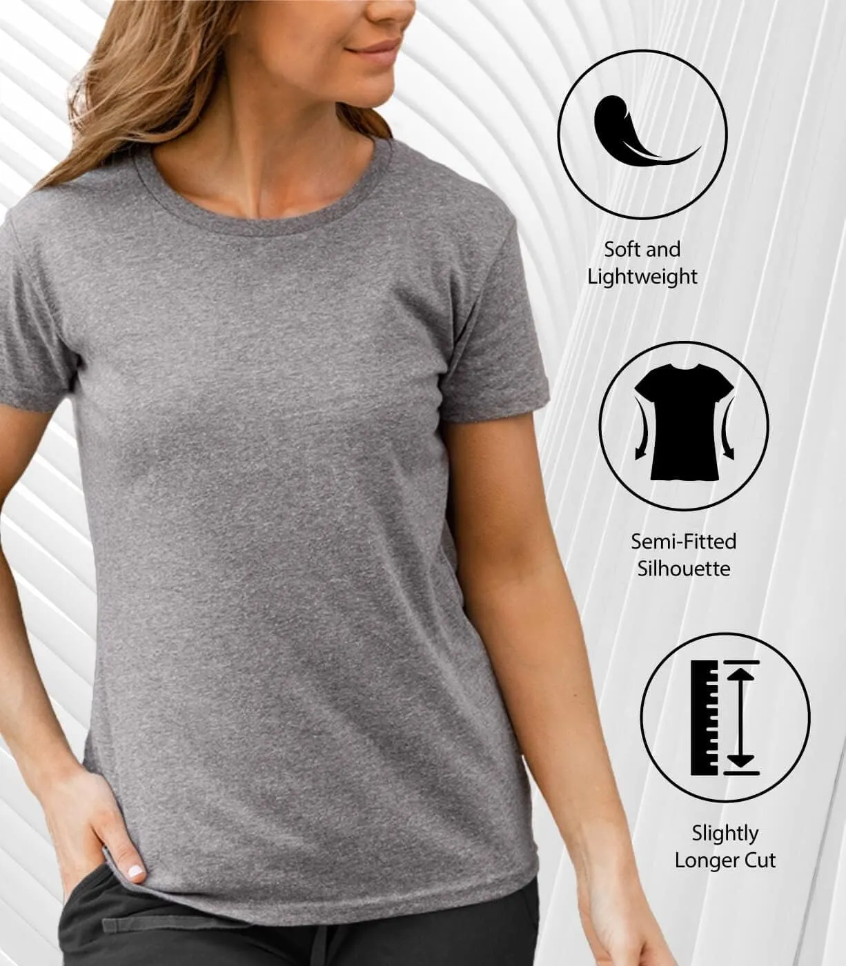 Instant Message - Line Drawing Sunset - Women's Short Sleeve Graphic T-Shirt