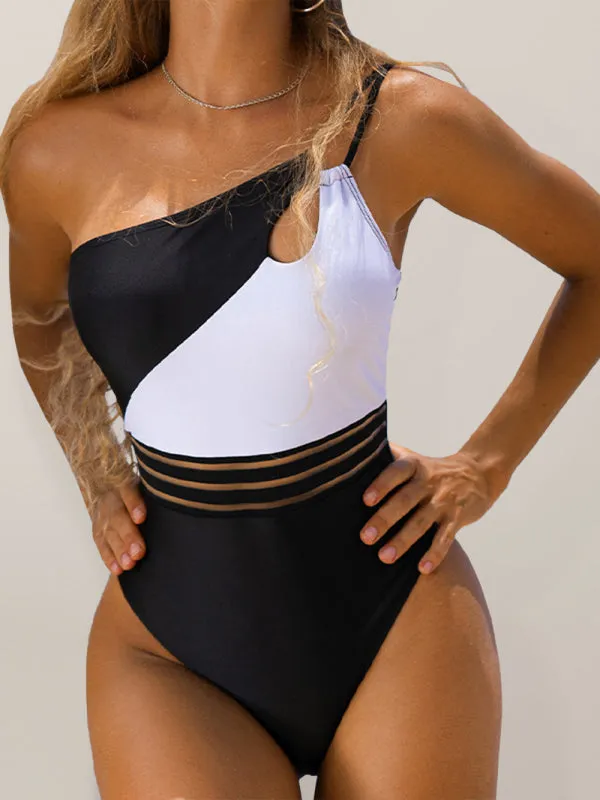 Luna One Shoulder One Piece Swimwear