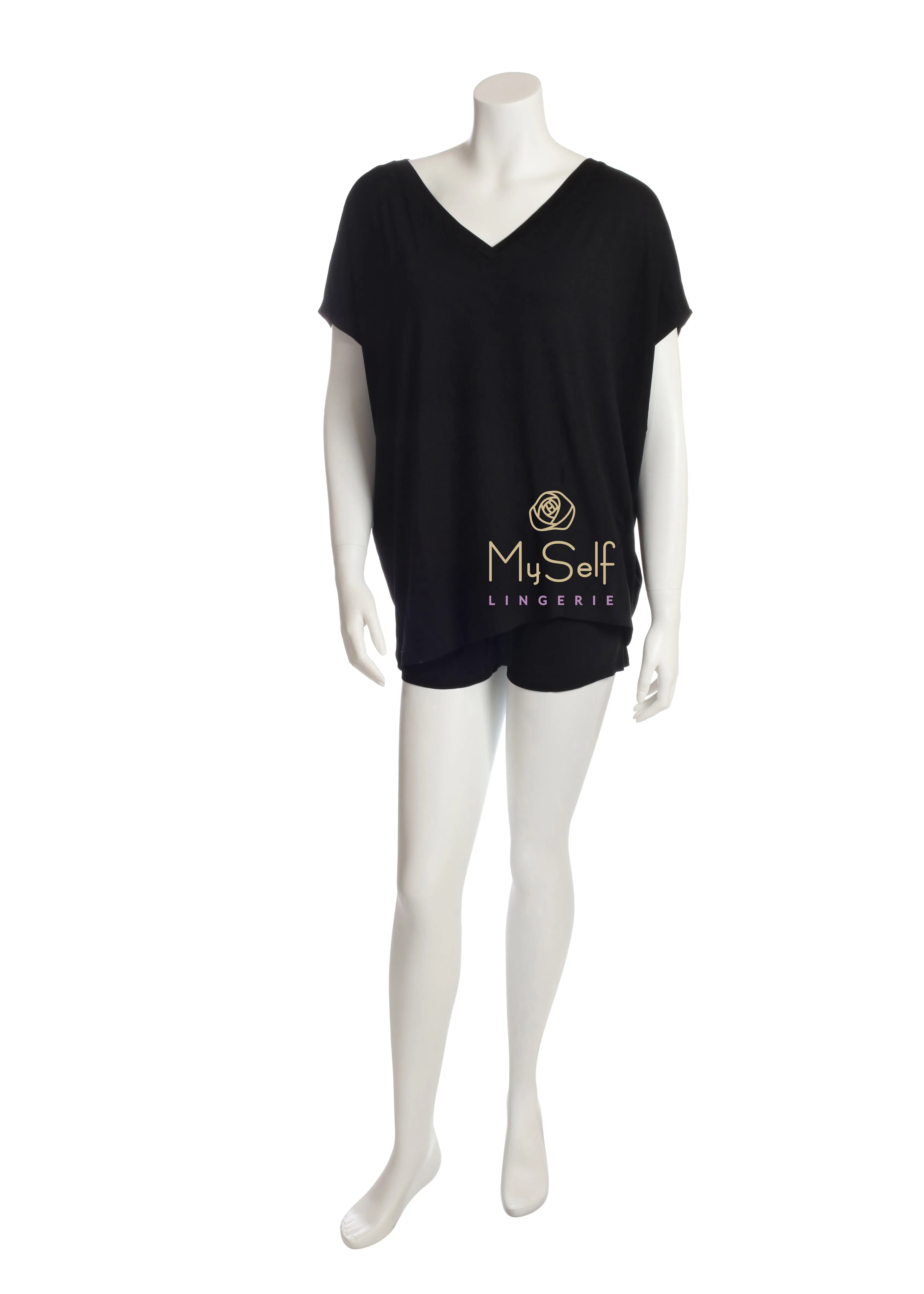 LW003   LW005 Modal Lounge Shorts Pajamas Set