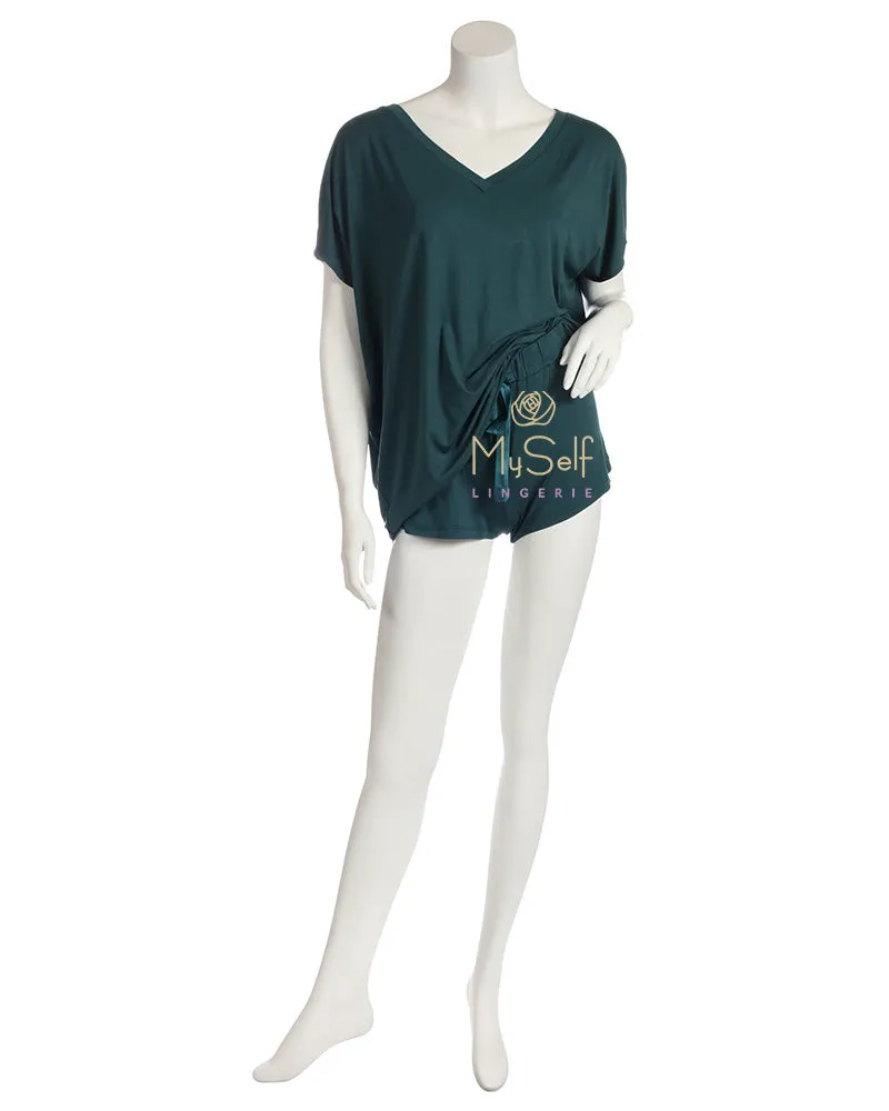 LW003   LW005 Modal Lounge Shorts Pajamas Set