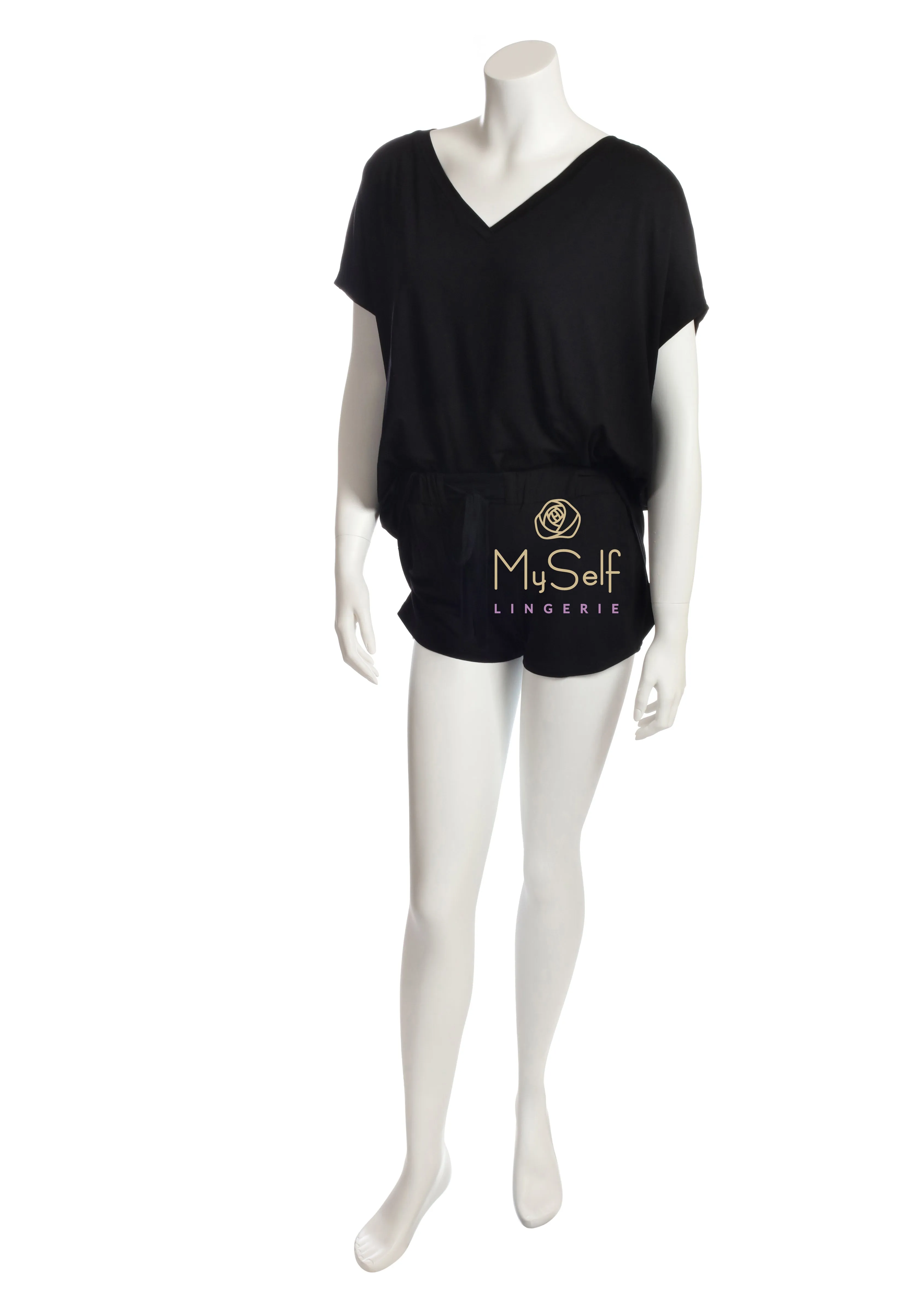 LW003   LW005 Modal Lounge Shorts Pajamas Set