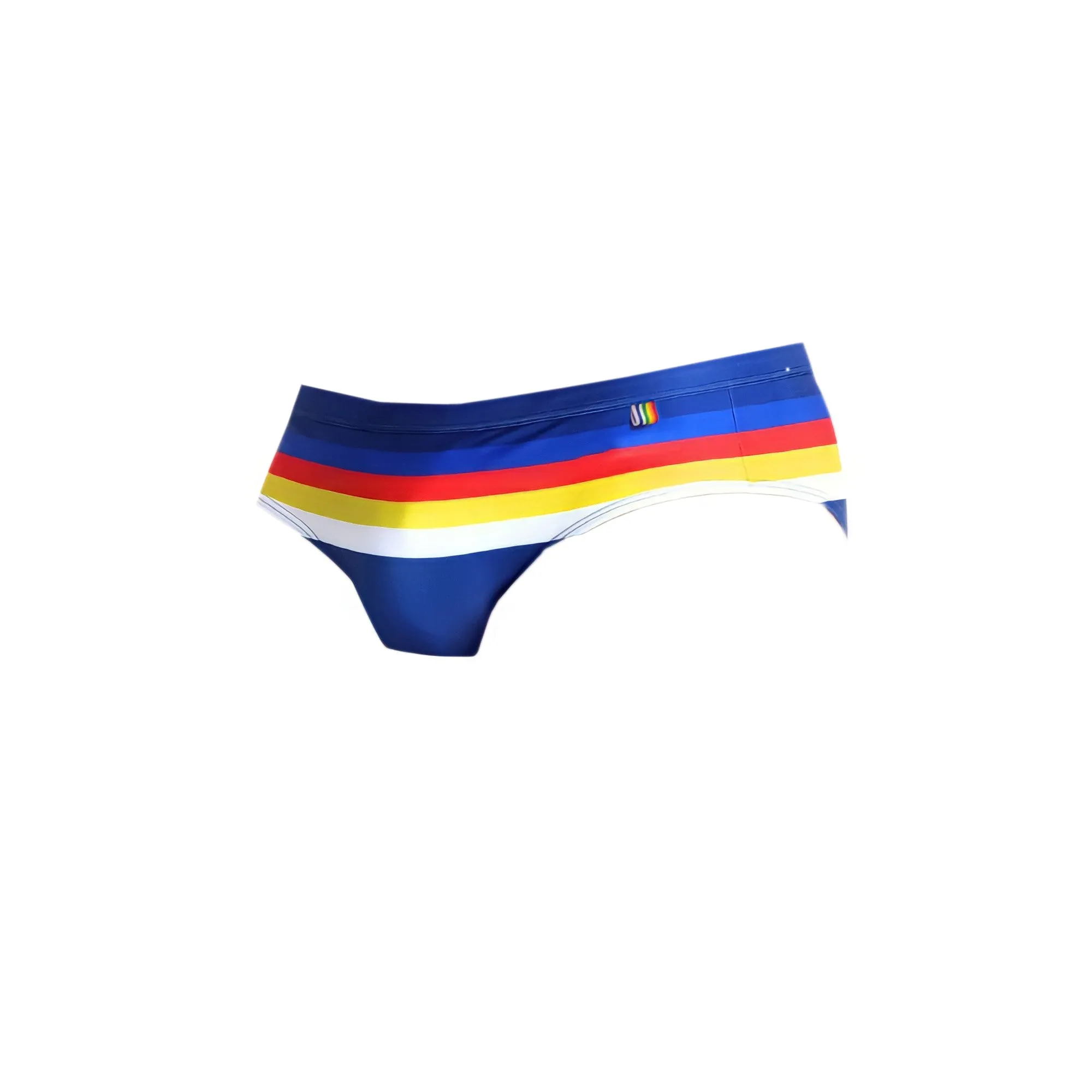 Men's Striped Swim Briefs