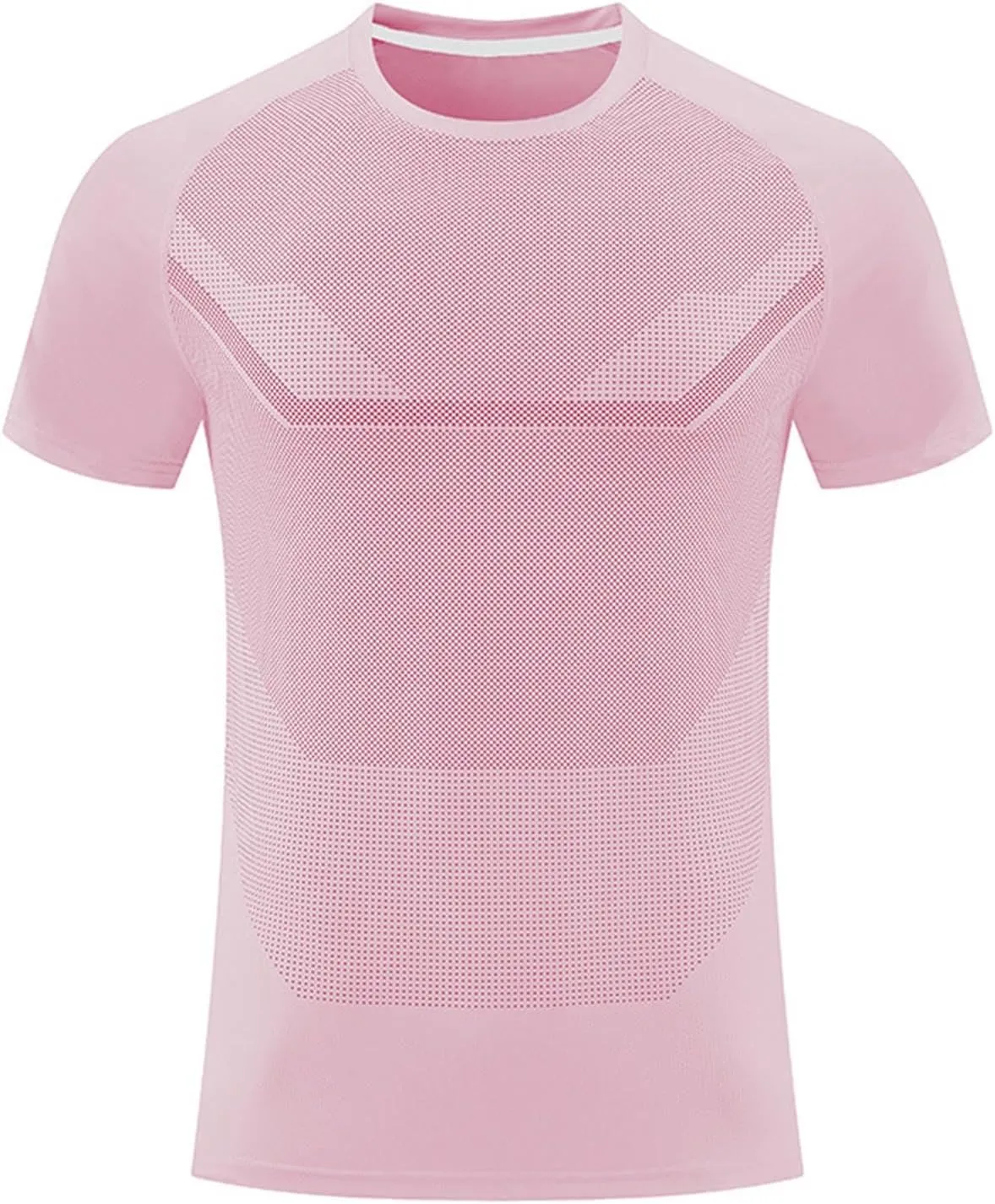 Moisture Wicking Shirts for Men Running Workout Quick Dry T-Shirt Stretch Short Sleeve Athletic Gym Clothes Crewneck