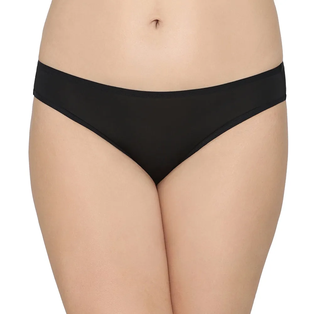 Nylon Low Waist Medium Coverage Everyday Wear Pack of 3 Bikini Panty