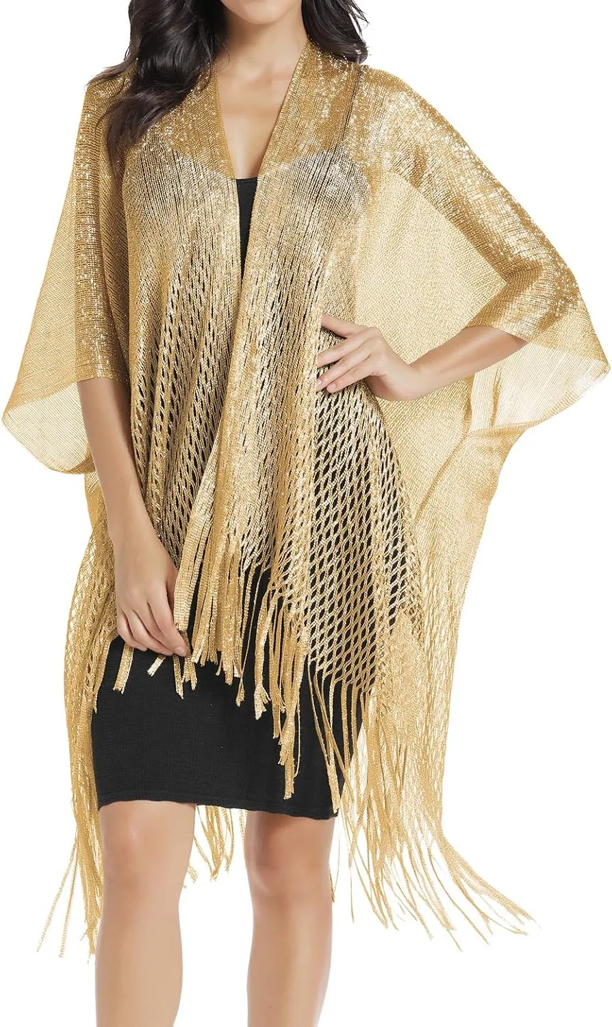 Rheane Women's Kimono Cardigan & Shawl Wrap, Swimsuit Coverups for Women, Beach Cover Up, Women's Shawls and Wraps