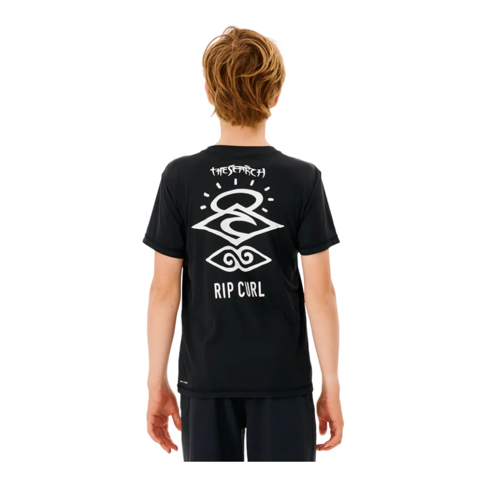 Rip Curl Icons Surflite Short Sleeve UV Rashguards - Boys (8-16 years)