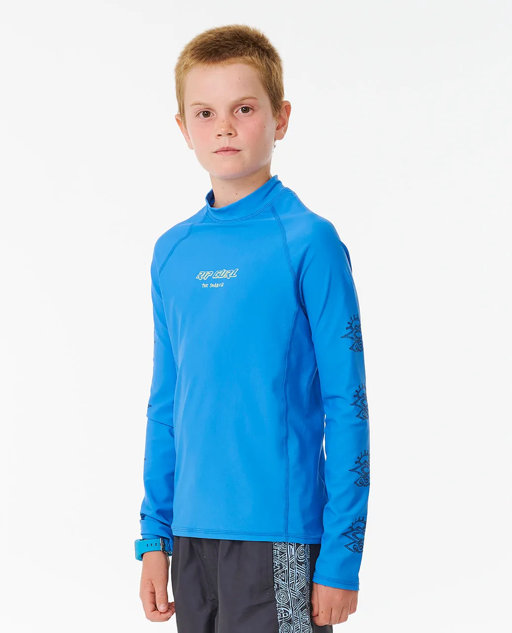 Shred Rock UPF50  Long Sleeve Rash Vest - Boys (8-16 years)