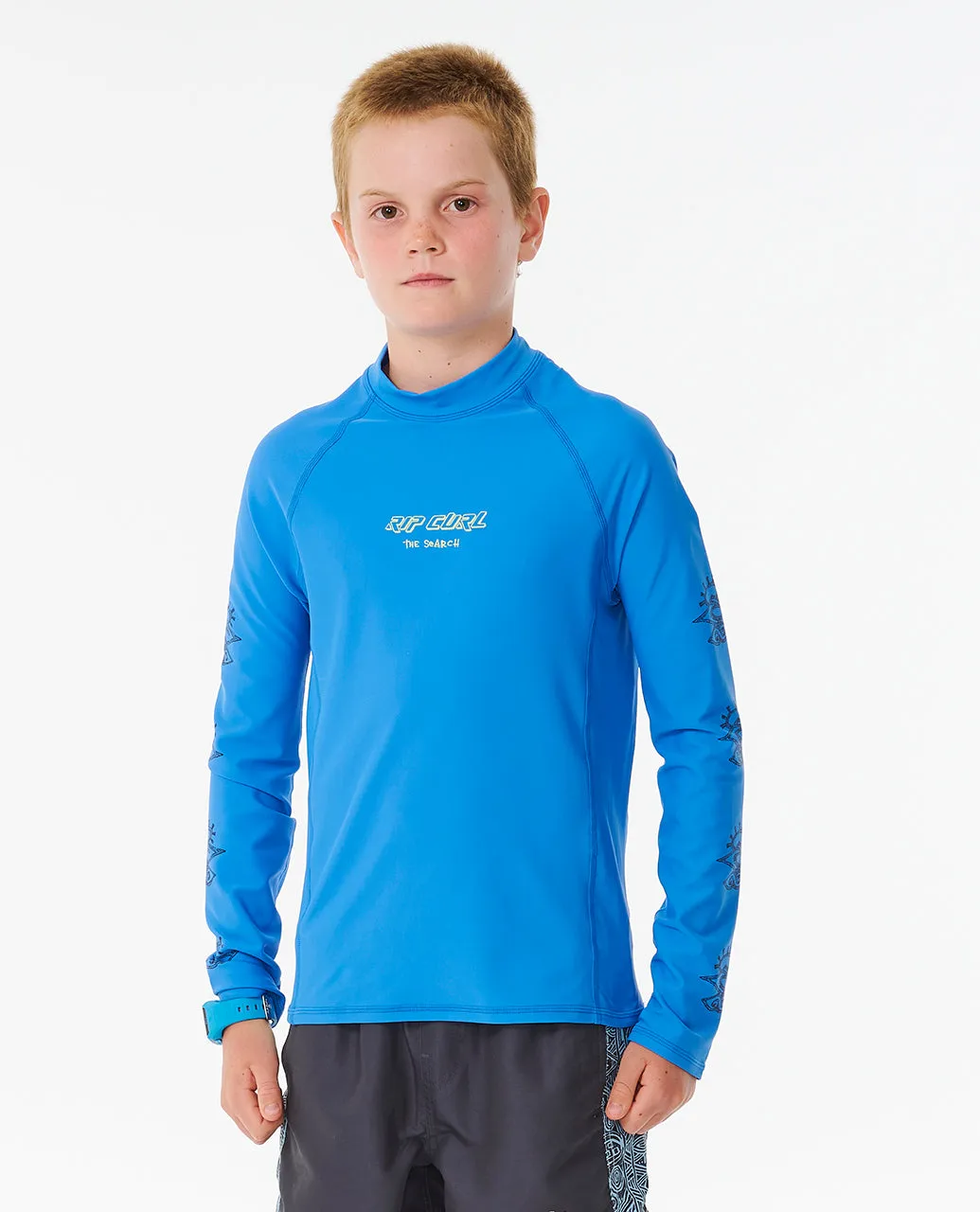Shred Rock UPF50  Long Sleeve Rash Vest - Boys (8-16 years)