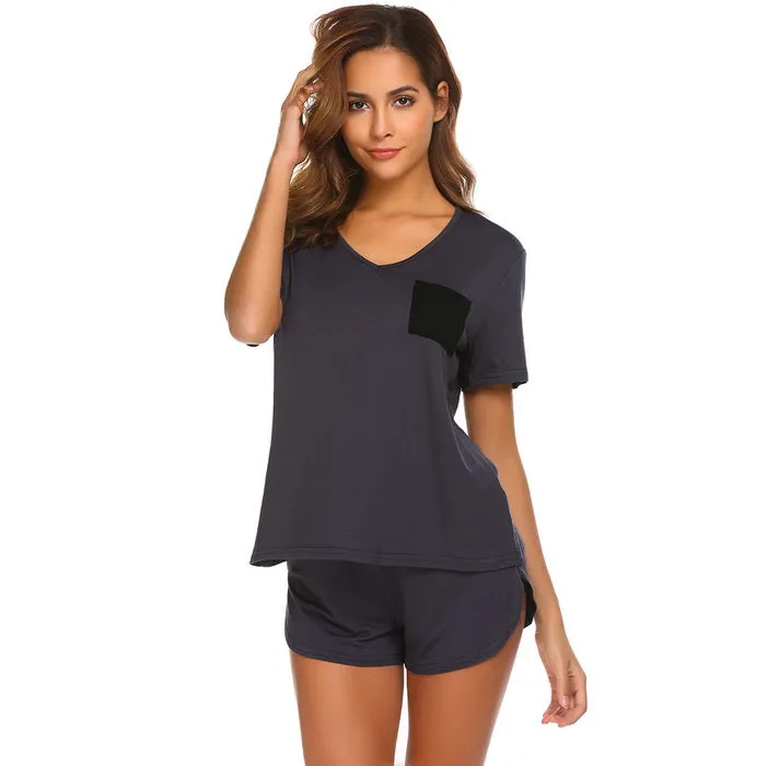 Spandex Short Sleeve Pajamas