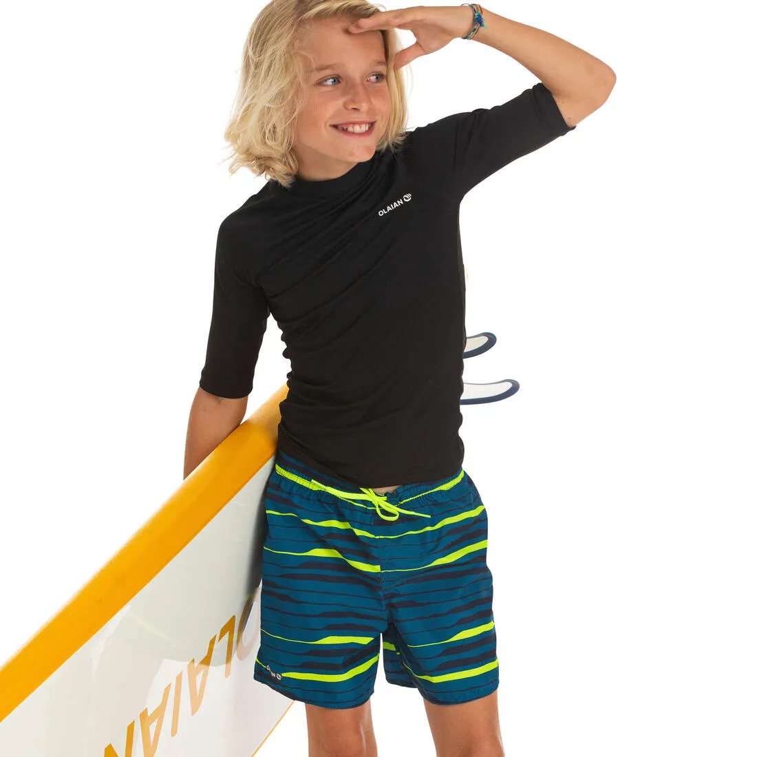 swimming shorts 100 - blue/black
