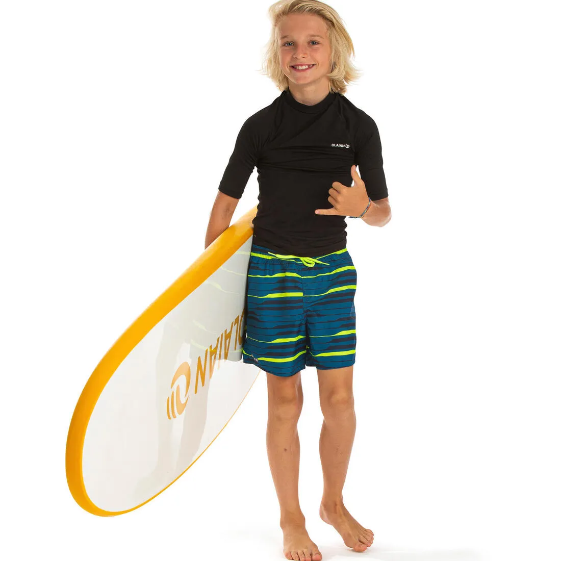 swimming shorts 100 - blue/black