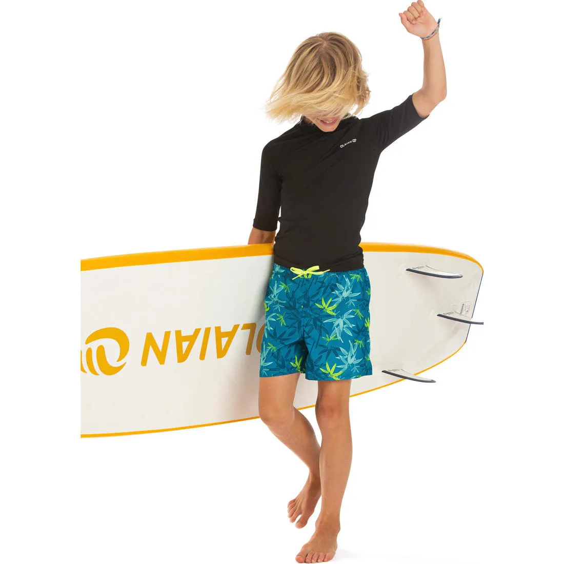 swimming shorts 100 - blue/black