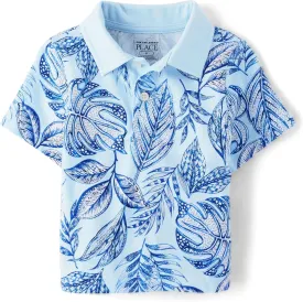 The Children's Place baby boys Fashion Color Short Sleeve Pique Polo