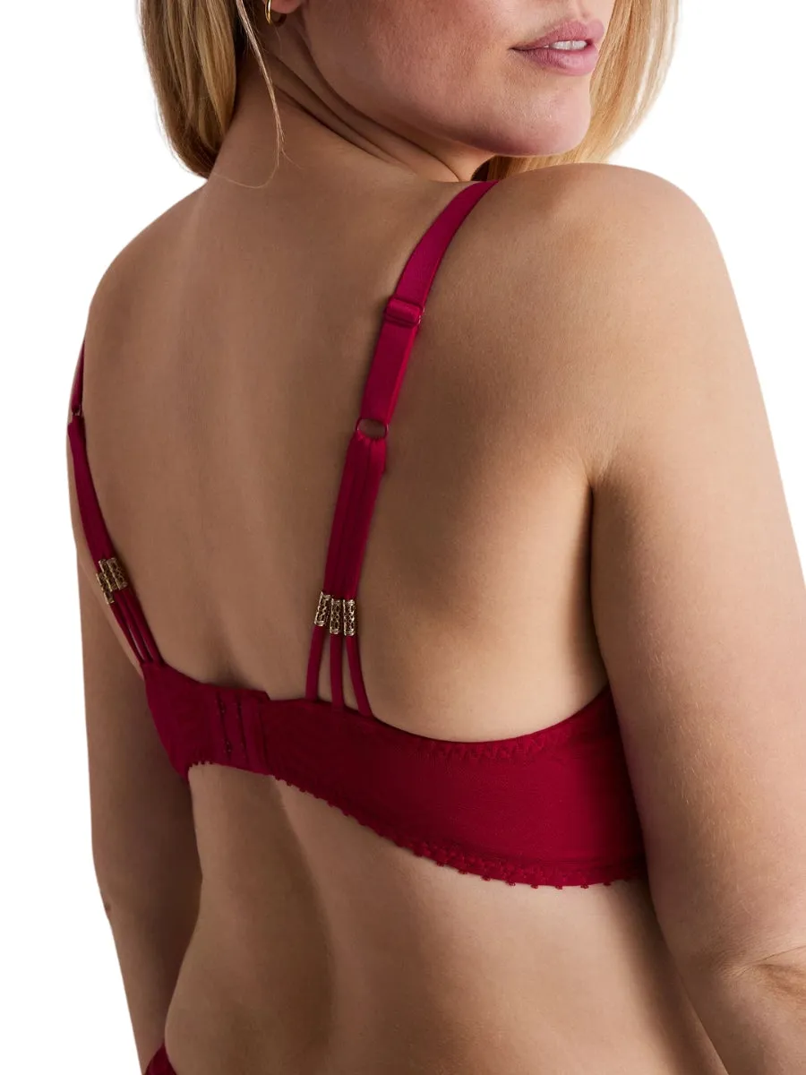 Vibes Triangle Plunge Bra - Love Potion