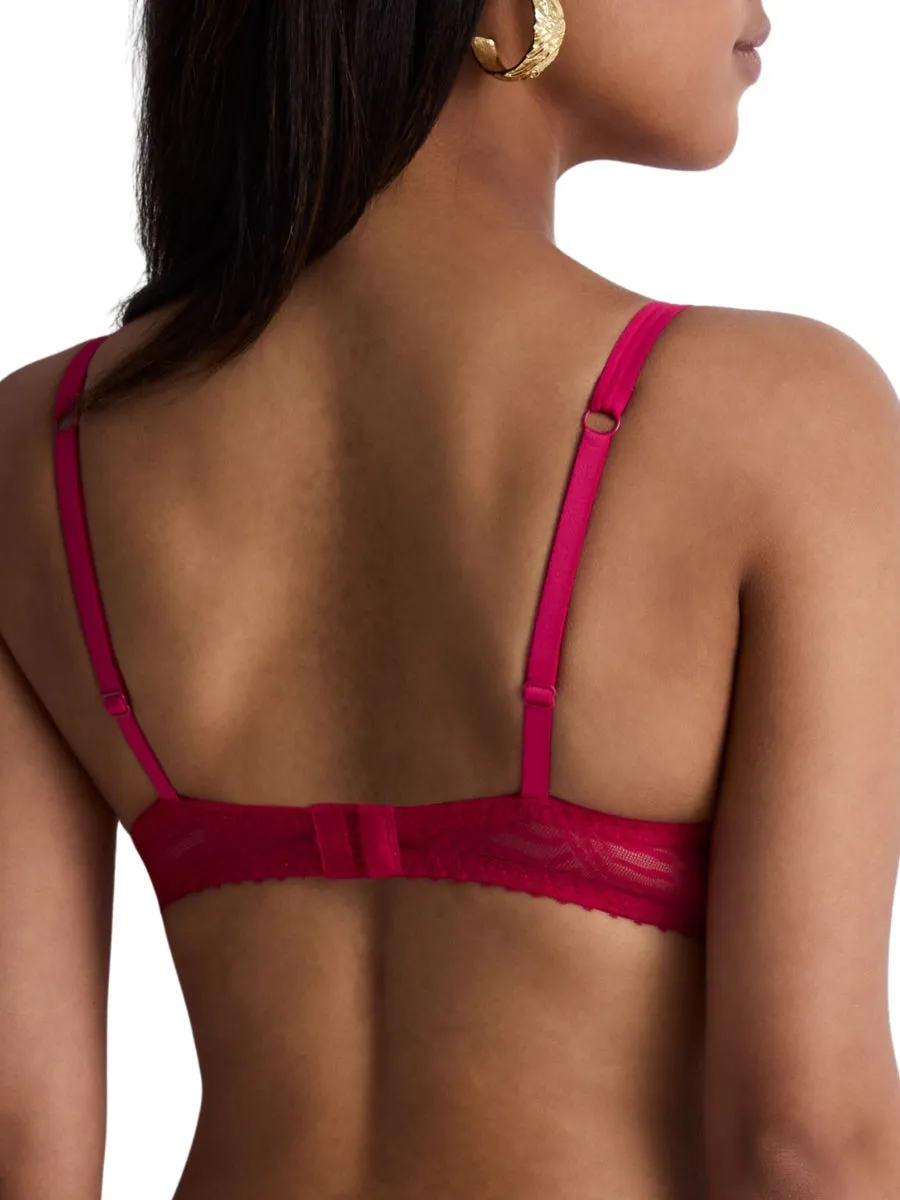 Vibes Triangle Plunge Bra - Love Potion