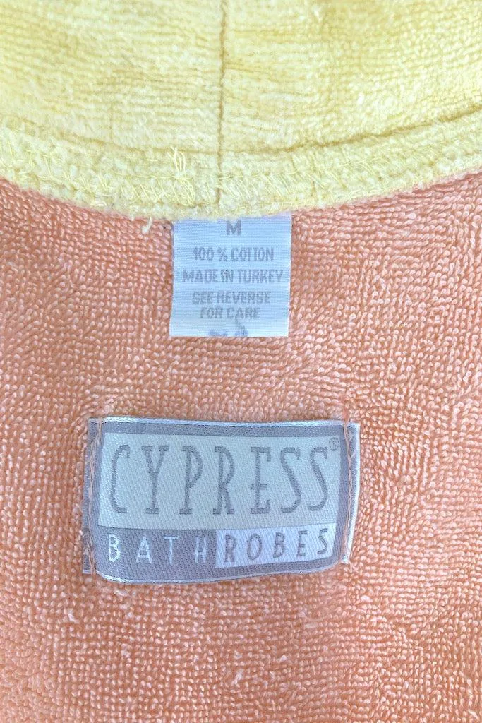Vintage Pastel Terry Bathrobe