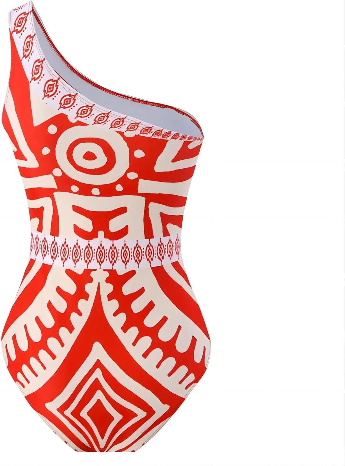 Women One Piece Swimsuit with Cover up Set High Waisted Beach Wrap Skirt Two Piece Bathing Suit